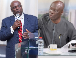 Koku Anyidoho (L) has attacked Vanderpuye's (R) political career in the NDC
