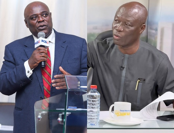 Koku Anyidoho (L) has attacked Vanderpuye's (R) political career in the NDC