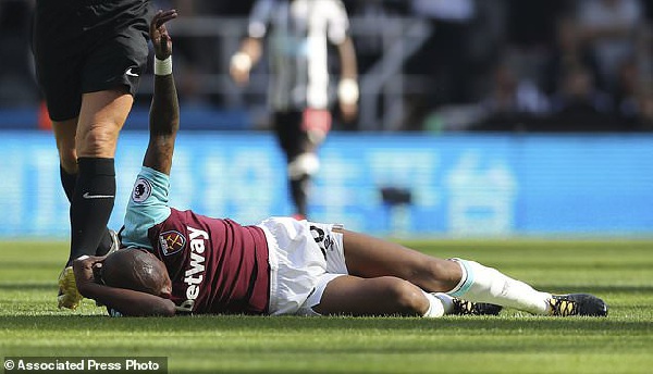 Ayew was outshined by compatriot Christian Atsu in West Ham's 3-0 loss to Newscastle