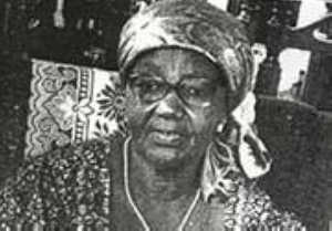 Sophia Oboshie Doku as one of the first female parliamentarians in the first republic