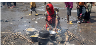 Elisabeth Rebeccah,22, prepares a meal at the Muchacha primary school