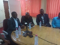 The GOC president and the OlympAfrica rep in a meeting