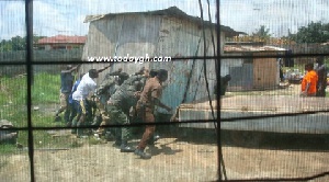 The demolition exercise by the hired land-guards rendered many residents in the area homeless