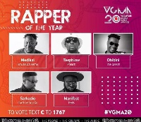 Nominees for the 2019 VGMA Rapper of the Year category