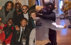 Cheddar Spotted Among Football Stars At Depay's Birthday Party