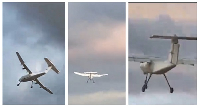 The test demonstrated the aircraft’s potential to support firefighting operations