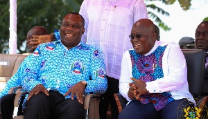 President Nana Addo Dankwa Akufo-Addo and Mathew Opoku Prempeh