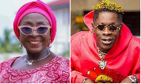 Dzifa Gomashie (L) has stated that she once carried and Shatta Wale (R) on her lab