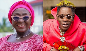 Dzifa Gomashie (L) has stated that she once carried and Shatta Wale (R) on her lab