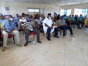 Participants of the Peace forum at Effutu Municipality