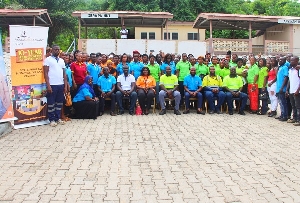 Some participants at the training