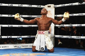 Isaac Dogboe Celebrate