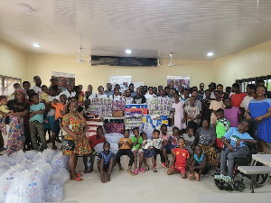 UTRAK staff and customers spent time interacting with the children and caregivers