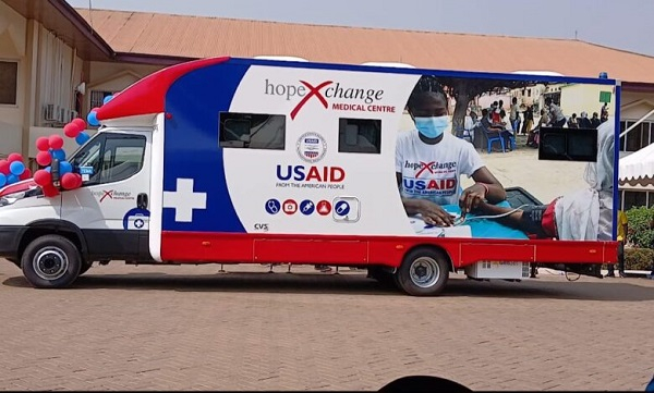 The donation aims to enhance medical outreach services for Ghanaians