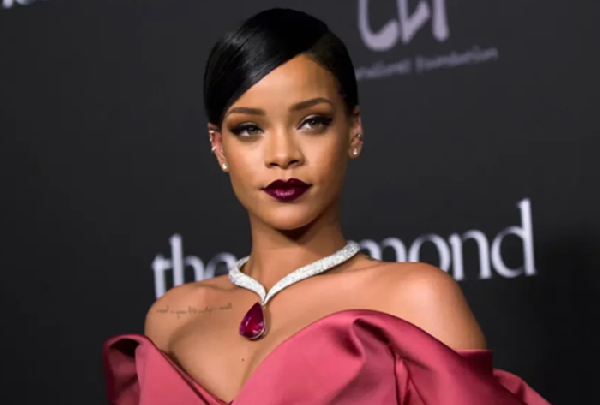 The shots fired hit the outside gate to Rihanna's house