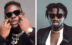 (L) Medikal and Amerado (R) are Ghanaian rappers