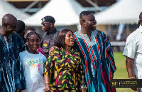 Dr Kwamigah-Atokple and his family at the event