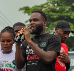 Kofi Sam Atta-Mills leads several hundreds in peace walk in honour of his late father