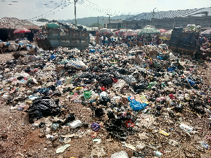 The traders raise health concerns over the perennial overflowing dump site surrounded by businesses