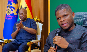 The Minority are calling on President Mahama (L) to sack Sammy Gyamfi (R) The Minority are calling on President Mahama (L) to sack Sammy Gyamfi (R)