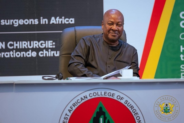 John Dramani Mahama is the President of Ghana