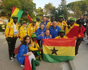 Team Ghana was adjudged best new Minigolf team