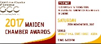 File photo; Official poster for the maiden Ghana Chamber Awards
