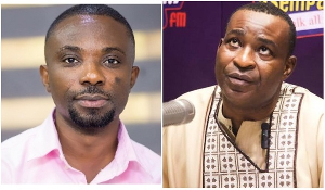 Miracles Aboagye (L) has noted that Chairman Wontumi (R) contributed to his own jail term