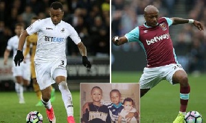 Andre Ayew wins the 'brotherly' clash