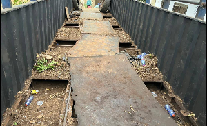 This image shows inside of the truck