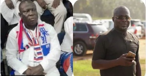 NPP Western Regional Chairman, Dickson Attah-Nketiah (L) and Regional Secretary Charles Bissue (R)