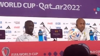 Black Stars coach Otto Addo and captain Andre Ayew