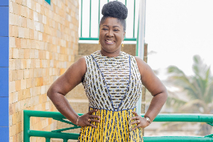 Linda Ampah at the launch of CAA's 'Inspire the Creative in-Me!' pilot event