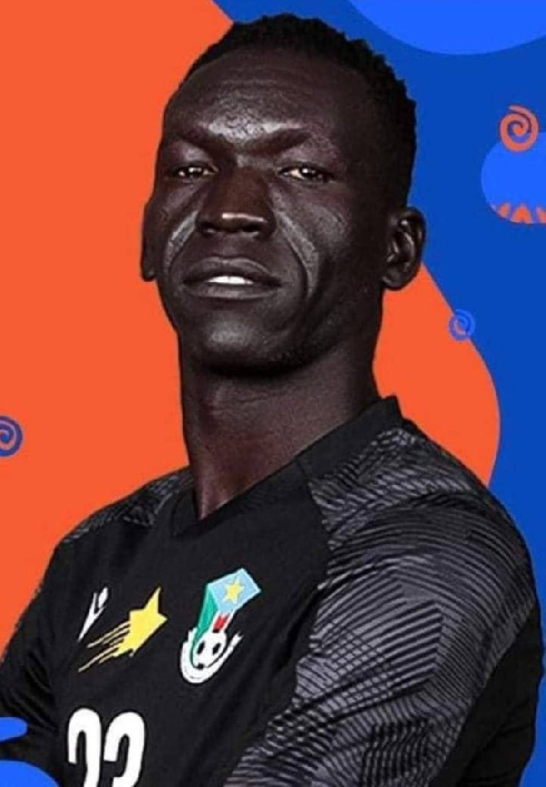 South Sudan’s 18-year-old goalkeeper, Godwill Yogusuk Simon Sabio