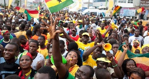 Ghanaians Take Over The Streets To Jubilate