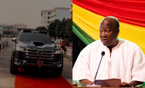 NDC denies President Mahama's ownership of viral luxurious Toyota Land Cruiser