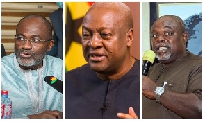 Kennedy Agyapong, John Mahama and Koku Anyidoho