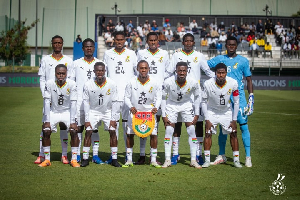 Players of the Ghana U17 team Players of the Ghana U17 team