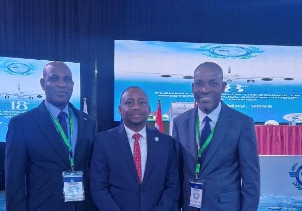 John Wumborti, Charles Irekefe Erhueh and Stephen Wilfred Arthur at the session