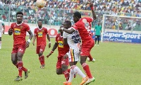 Hearts of Oak vrs Asante Kotoko match (File photo)