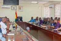 Haruna Iddrisu meets GAUA leaders