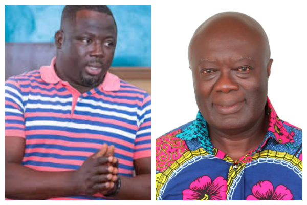 Mustapha Gbande [L]  and Maxwell Kofi Jumah