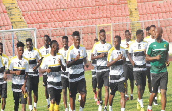 The Black Stars will be hosting Egypt on Sunday