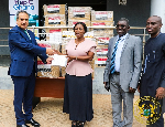 Deputy Minister for Health, Professor Dr Grace Ayensu-Danquah received the donation