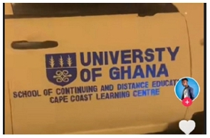 The said vehicle which was branded with misspelt 'University'