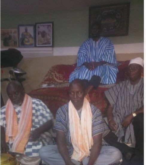 Prince Imoro Andani(extreme right) paid courtesy call on the Dagbon regent and Boiling-Lana in Yendi