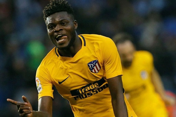 Thomas Partey was impressive at right back for Atletico Madrid