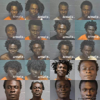 Several mugshots of Jeff Kofi Asare who has been arrested several times for crimes