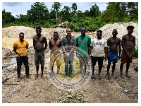 The suspects arrested by NAIMOS