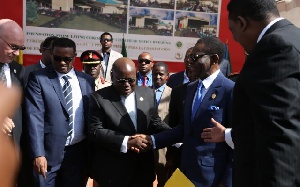 President Nana Akufo-Addo with Members of the African Union